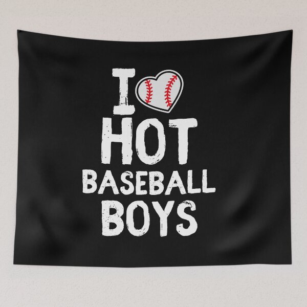 Item preview, I Love Hot baseball boys I Heart Baseball Boys designed and sold by unique things.