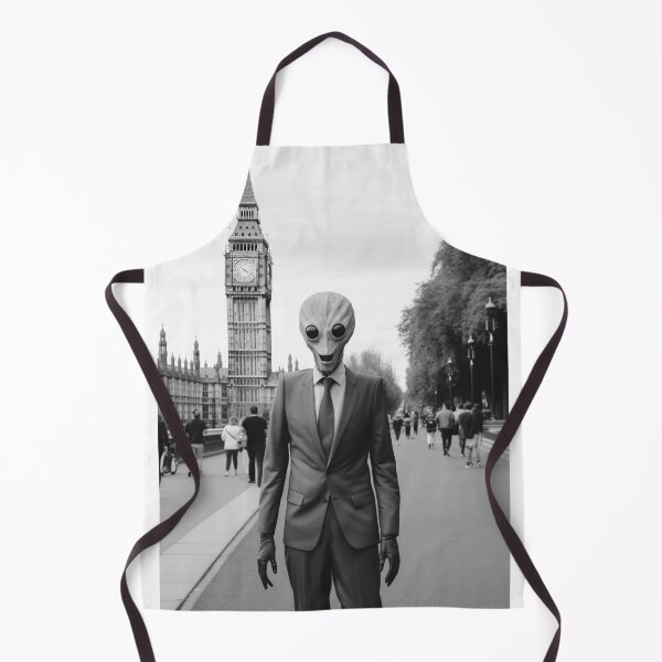 Item preview, Alien Diplomat: Extraterrestrial in Suit Outside London's Parliament designed and sold by SuperSeries.