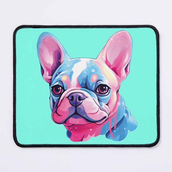 Item preview, French bulldog pink and blue. designed and sold by Dream-Way.