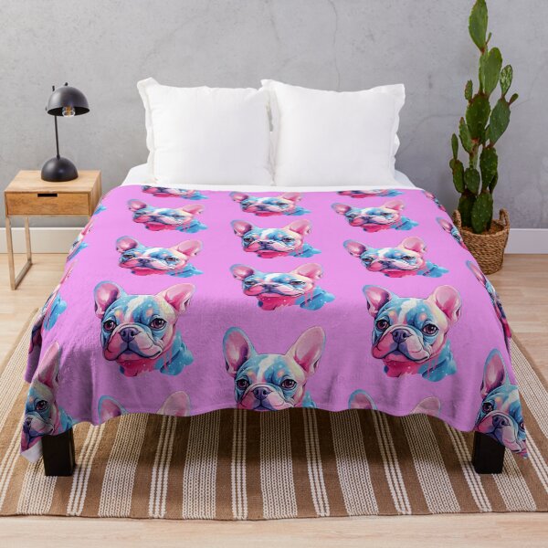 Item preview, French bulldog pink and blue. designed and sold by Dream-Way.