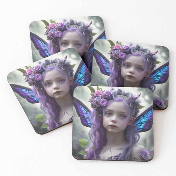 Item preview, Wary Tales Purple Blue Butterfly Fairy designed and sold by WaryTales.
