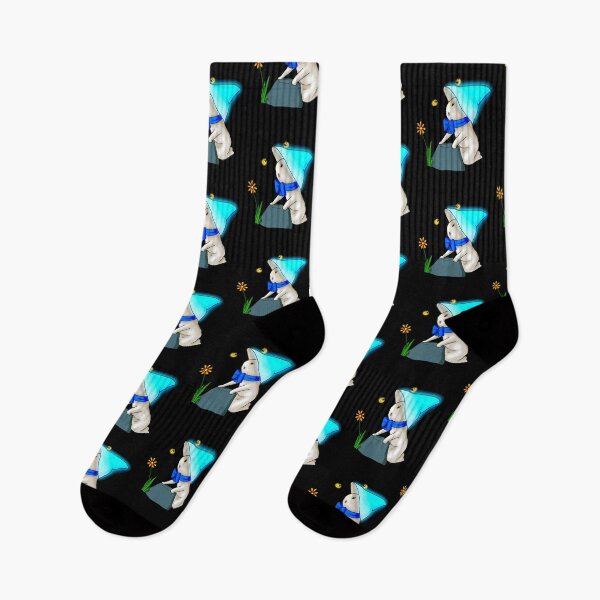 Item preview, Cyan Mushroom in Awe of Firefly designed and sold by MezukraHikari.