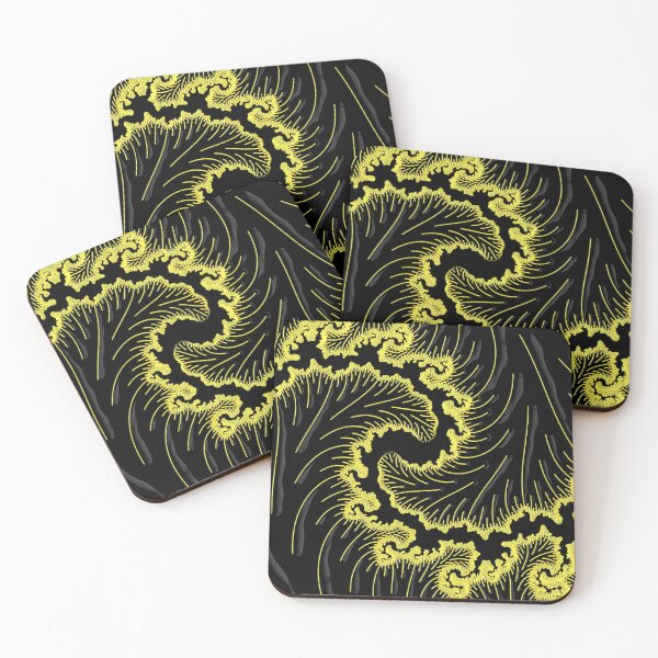 Item preview, Black Fractal Fern designed and sold by Elisabeth Lucas.