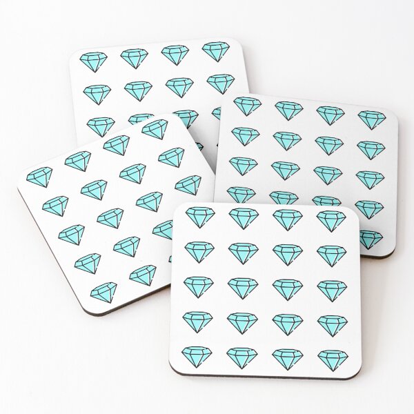 Item preview, pastel blue diamonds designed and sold by KacperStore.