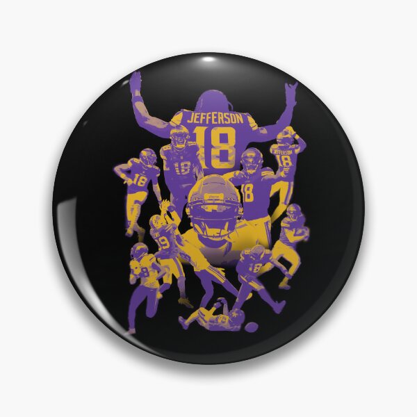 Item preview, Justin Jefferson MVP - Purple & Gold designed and sold by auohx.