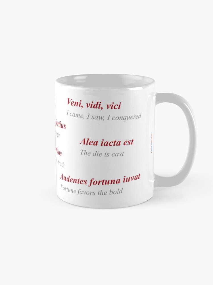 Thumbnail 5 of 6, Coffee Mug, Latin Phrases Study Mug designed and sold by ApplicVision.