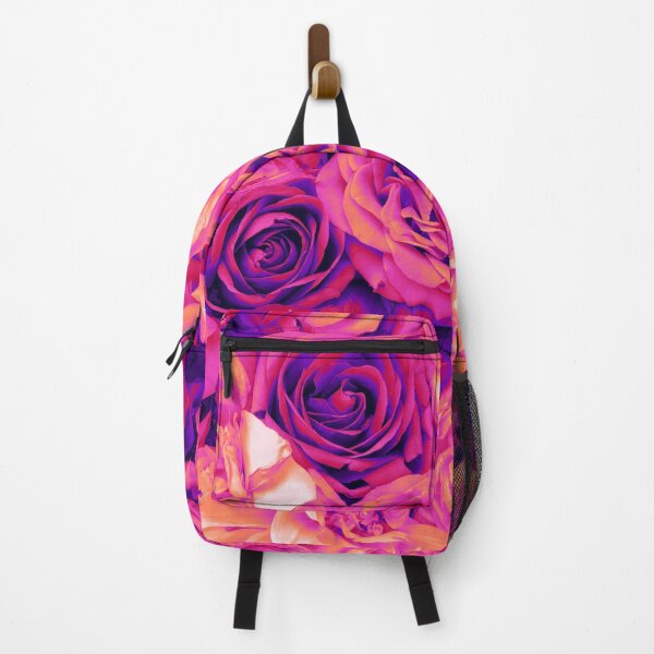 Item preview, Psychedelic Aesthetic Flowers in Hot Pink, Orange, and Purple designed and sold by Trish Dish.