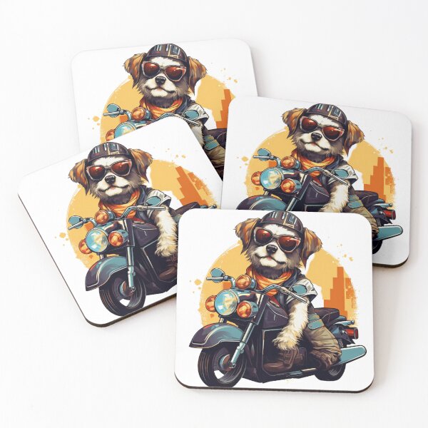 Item preview, Adventurous Dog on a Moped | Fun and Playful Design designed and sold by UmutK.
