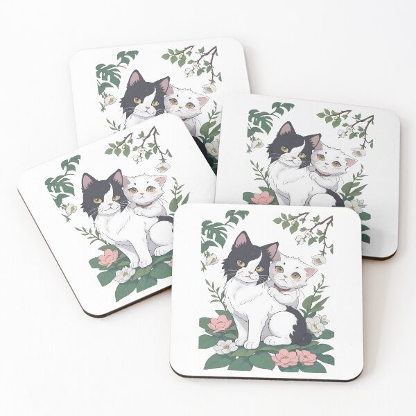 Item preview, Enchanting Feline Duo designed and sold by VerdantCreature.