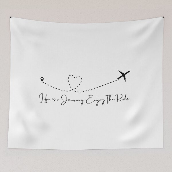 Item preview, life is a journey enjoy the ride, creative Design For Cool Inspiring Quote designed and sold by Sun Rise.