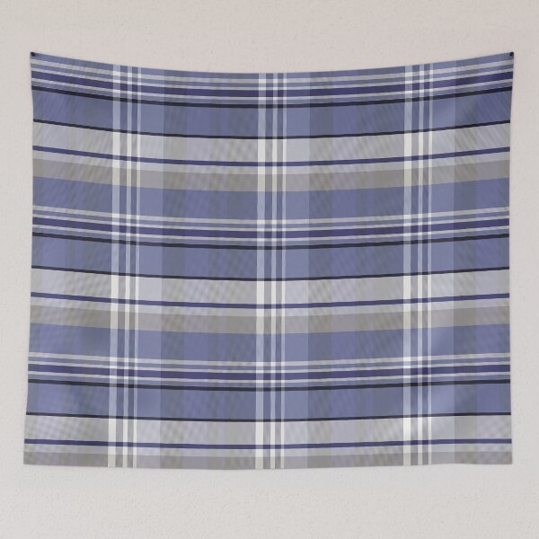 Item preview, Winter Aesthetic Iona 1 Hand Drawn Textured Plaid Pattern designed and sold by GenAumonier.