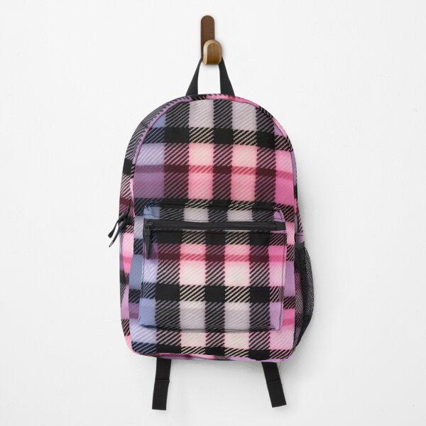 Item preview, Pink and Black Plaid multi-color pattern designed and sold by OurLittleSecret.