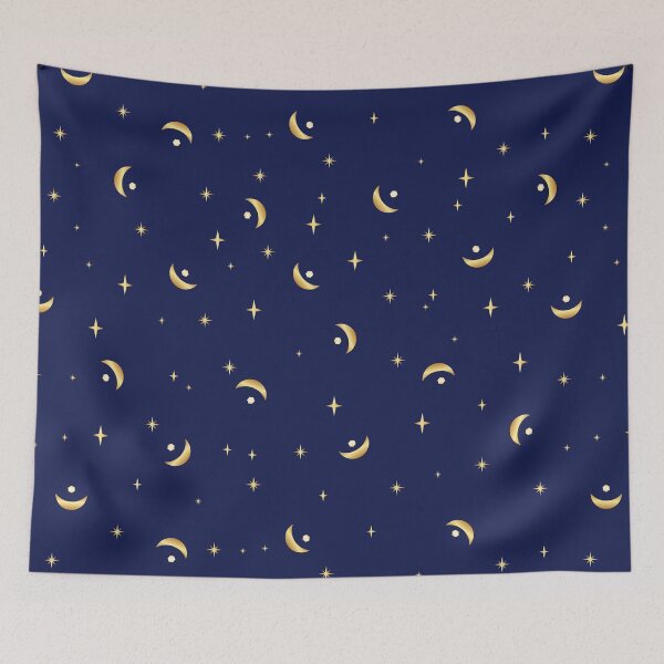 Item preview, La Noche Dorada - Azul - Luna de Cristal designed and sold by GemStudios.