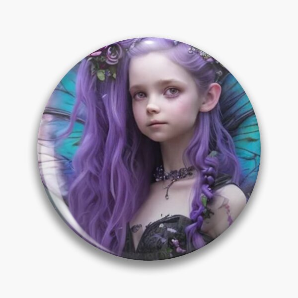 Item preview, Wary Tales Purple Blue Butterfly Fairy designed and sold by WaryTales.