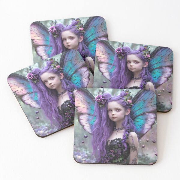 Item preview, Wary Tales Purple Blue Butterfly Fairy designed and sold by WaryTales.