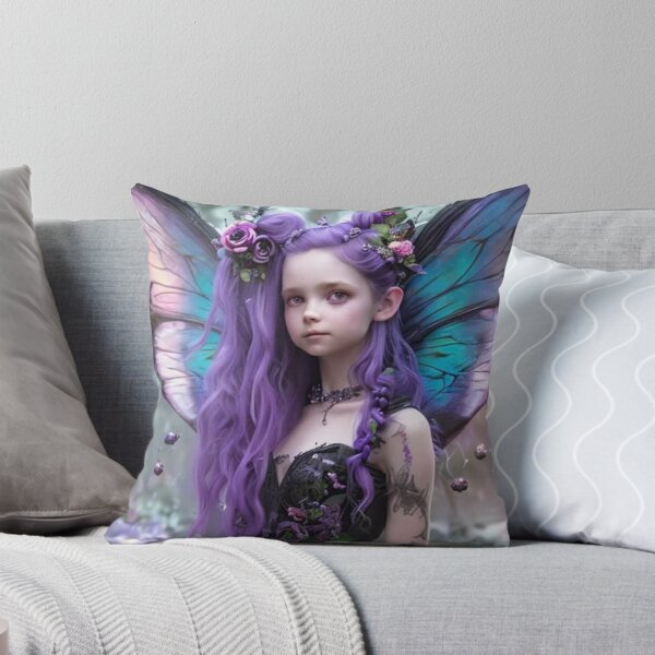 Item preview, Wary Tales Purple Blue Butterfly Fairy designed and sold by WaryTales.