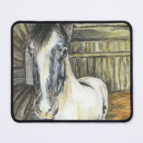 Item preview, Shire horse in his stable designed and sold by LymphomaLass.