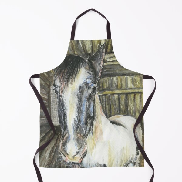 Item preview, Shire horse in his stable designed and sold by LymphomaLass.