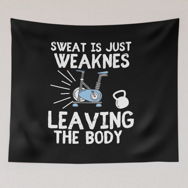 Item preview, Sweat Is Just Weakness Leaving The Body - Funny Spin, Spinning Saying  designed and sold by unique things.