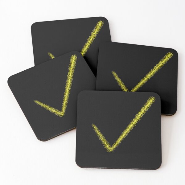 Item preview, A drawing of a shiny check mark in the dark. designed and sold by lukesubbby.