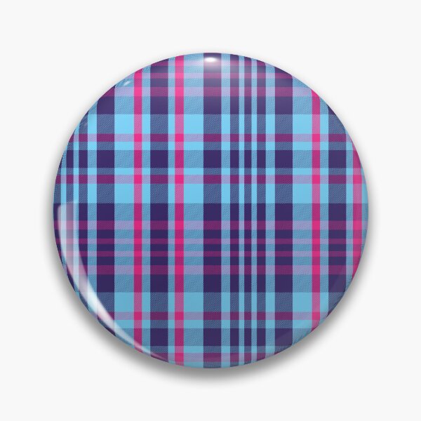 Item preview, Neon Aesthetic Sorcha 1 Hand Drawn Textured Plaid Pattern designed and sold by GenAumonier.
