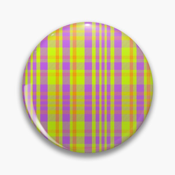 Item preview, Neon Aesthetic Sorcha 2 Hand Drawn Textured Plaid Pattern designed and sold by GenAumonier.