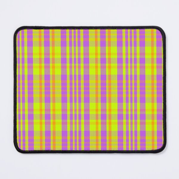 Item preview, Neon Aesthetic Sorcha 2 Hand Drawn Textured Plaid Pattern designed and sold by GenAumonier.