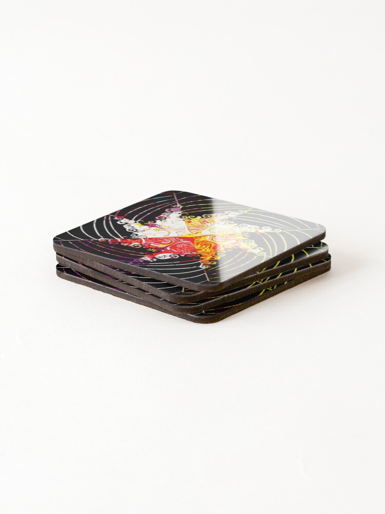 Thumbnail 4 of 5, Coasters (Set of 4), Webbed Defeat designed and sold by Razzmadazz.