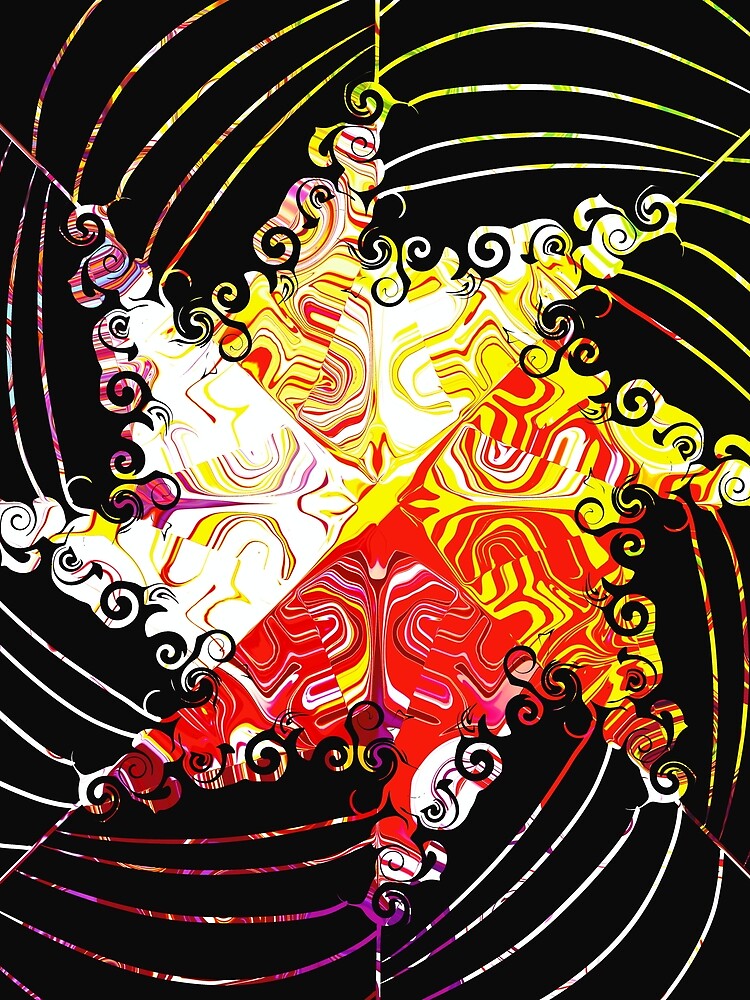 Thumbnail 3 of 3, Scarf, Webbed Defeat designed and sold by Razzmadazz.