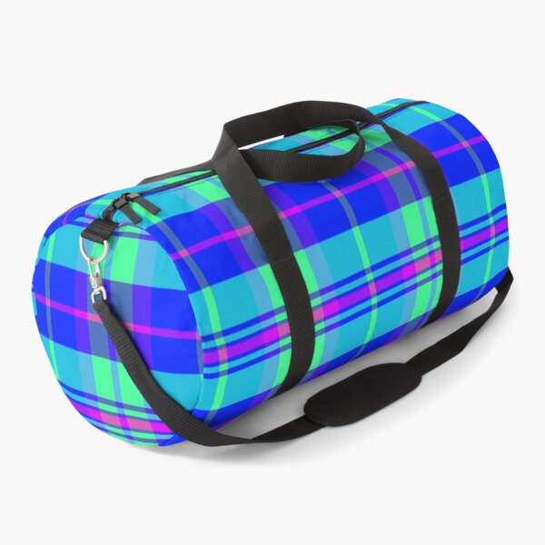 Item preview, Neon Aesthetic Arable 1 Hand Drawn Textured Plaid Pattern designed and sold by GenAumonier.