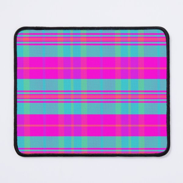 Item preview, Neon Aesthetic Arable 2 Hand Drawn Textured Plaid Pattern designed and sold by GenAumonier.