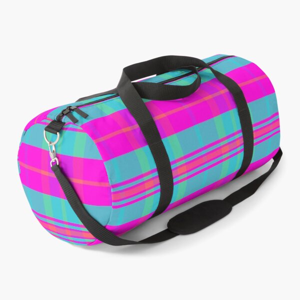 Item preview, Neon Aesthetic Arable 2 Hand Drawn Textured Plaid Pattern designed and sold by GenAumonier.