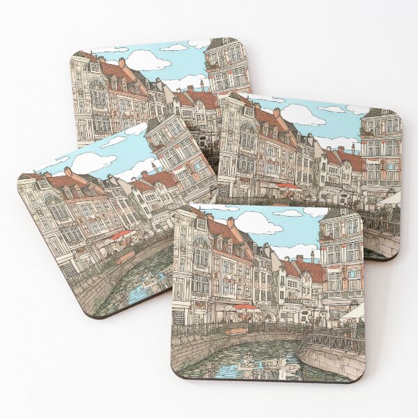 Item preview, Aarhus city drawin designed and sold by ComicsFactory.