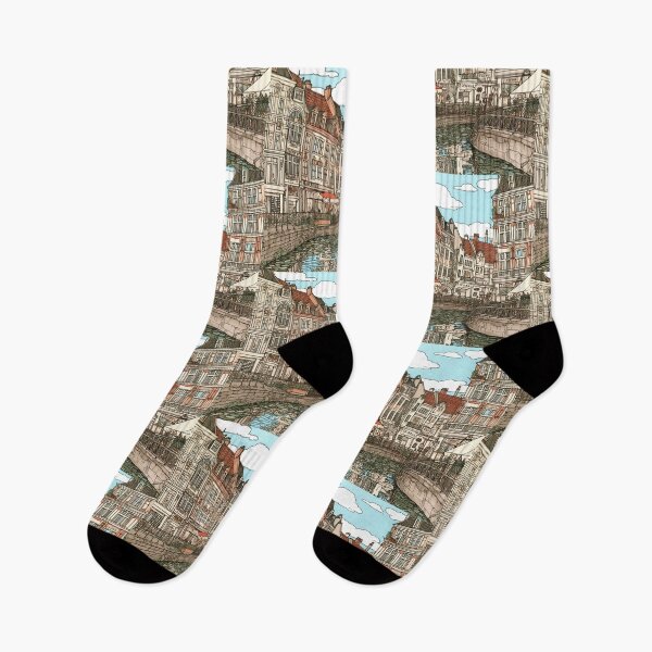 Item preview, Aarhus city drawin designed and sold by ComicsFactory.