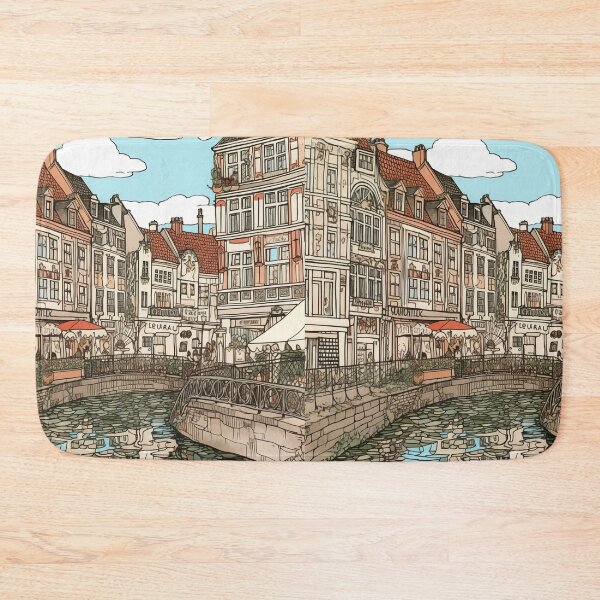 Item preview, Aarhus city drawin designed and sold by ComicsFactory.