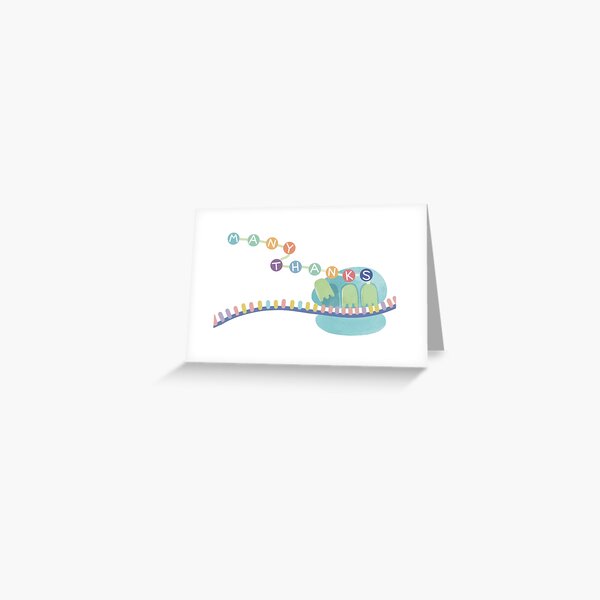 Artikel-Vorschau von Molekularbiologie Vielen Dank, designt und verkauft von Science Lab Designs.