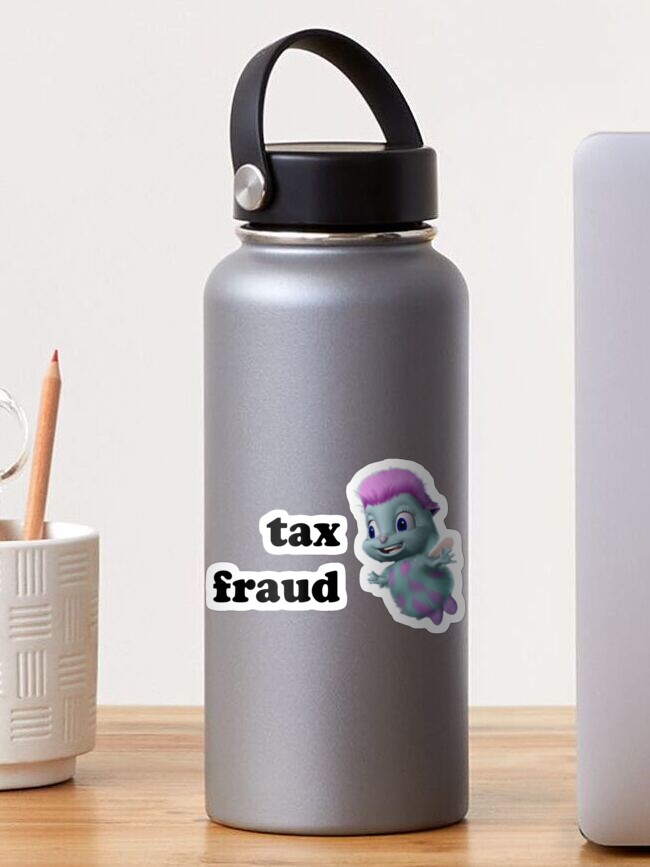 bibble tax fraud meme bibble meme barbie fairytopia Sticker for Sale by  emking5100