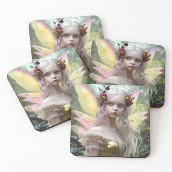 Item preview, Wary Tales Yellow Pink Gold Fairy designed and sold by WaryTales.