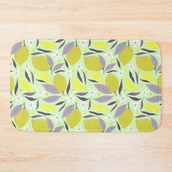 Item preview, Lemons and Leaves Pattern designed and sold by GrousyGirl.