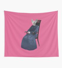 Vintage Sphynx Cat Wall Tapestry