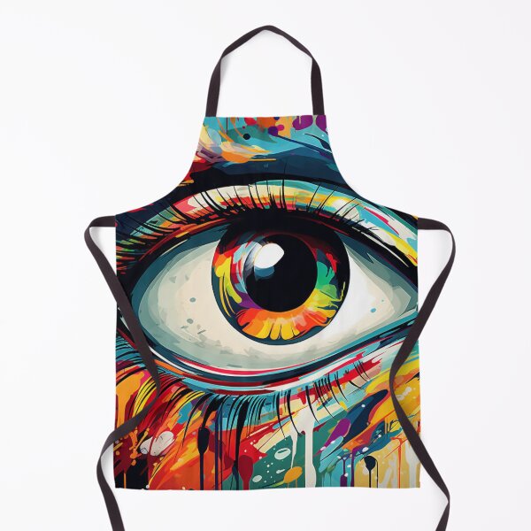 Artikelvorschau, Lebendiger, farbenfroher Augenabdruck: Ein umwerfender Spritzer leuchtender Farben! entworfen und verkauft von ShopWilPrints.