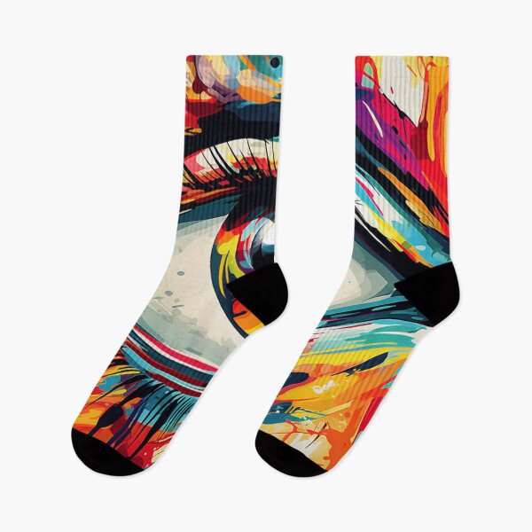 Item preview, Vivid Colorful Eye Print: A Dazzling Splash of Bright Colors! designed and sold by ShopWilPrints.
