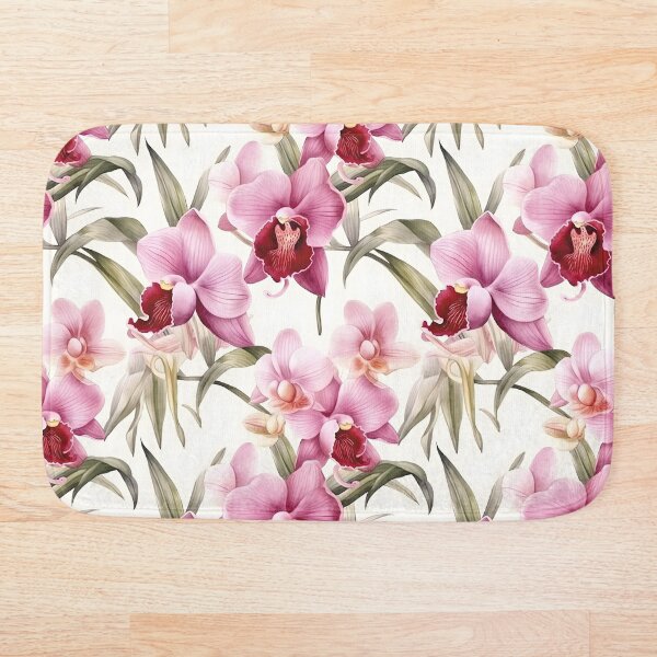 Aperçu de l'œuvre Motif orchidée aquarelle 21 créée et vendue par DigitalPatternx.