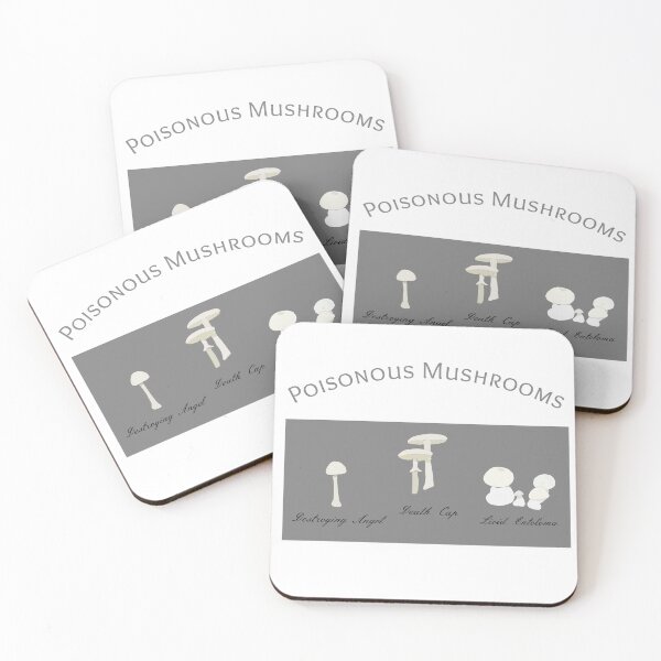 Item preview, Poisonous Mushrooms designed and sold by scratchedhand.
