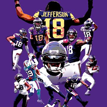 Justin Jefferson Wallpaper  Jefferson, Wall art decor prints, Football  pictures