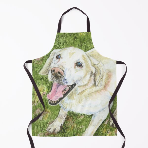 Item preview, Labrador Retriever playing on the grass designed and sold by LymphomaLass.