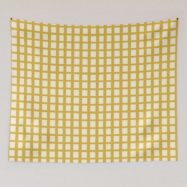 Item preview, Dandelion Yellow Grid designed and sold by PrettyPixel0.