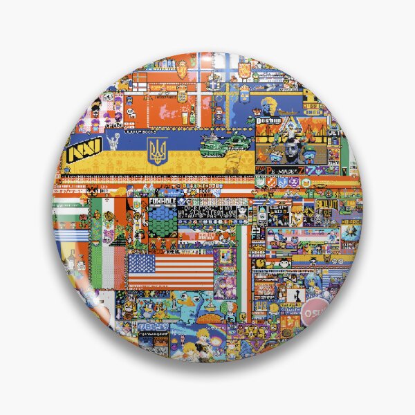 Item preview, "r/place" - [2023] - Reddit digital art designed and sold by Cowboy Mike.