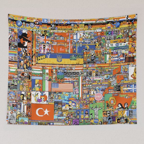 Item preview, "r/place" - [2023] - Reddit digital art designed and sold by Cowboy Mike.