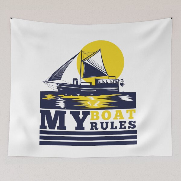 Item preview, My Boat My Rules, Cool Design For Father who has Boat designed and sold by Sun Rise.